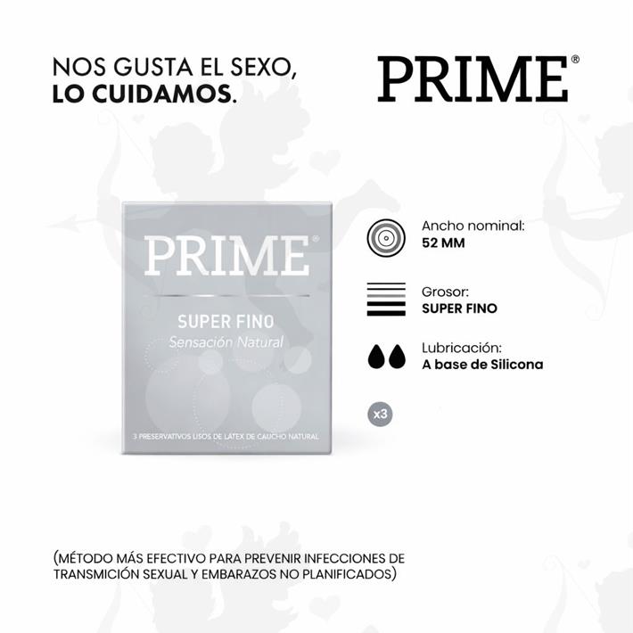 Cód: FP SUPERF - Preservativo Prime Superfino - $ 6000